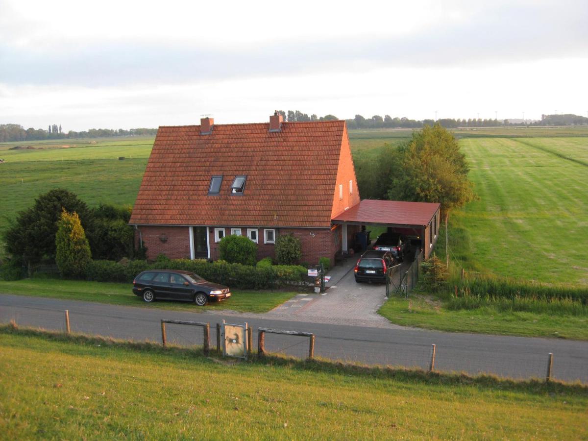 Villa Ferienhaus Deichstern à Butjadingen Extérieur photo